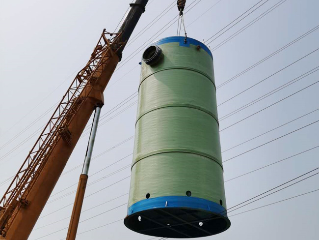 Integrated pumping station