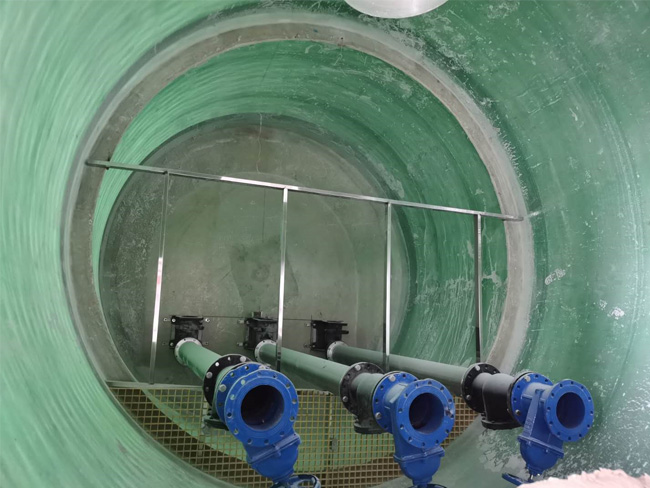 Integrated pumping station